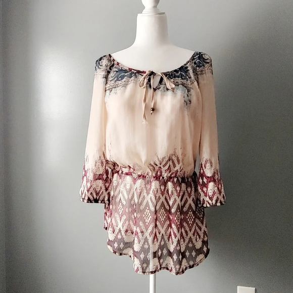 Maurices Peasant Style Top - Picture 1 of 7